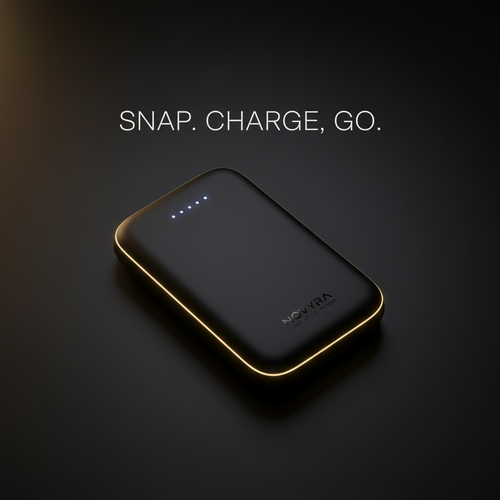 Novyra MagCharge Pro™ | Magnetic Wireless Portable Charger 5000mAh for iPhone